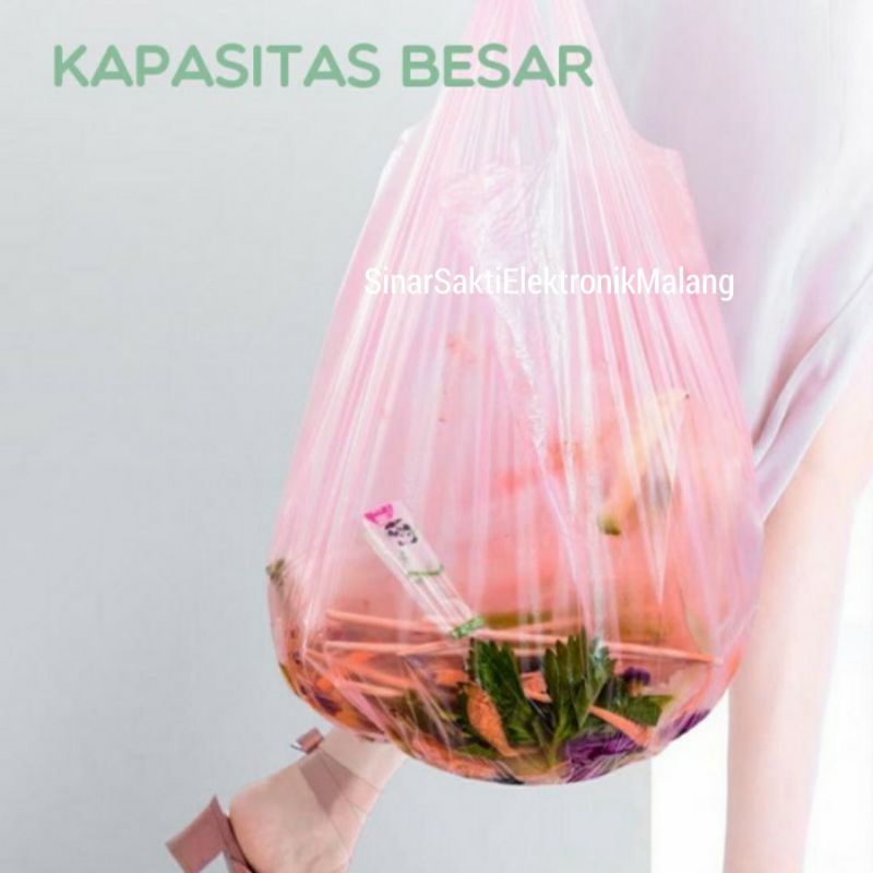 Kantong Sampah Besar Kresek Plastik Trashbag Trash Bag Tebal isi 100 Pcs Warna Warni Hitam Malang