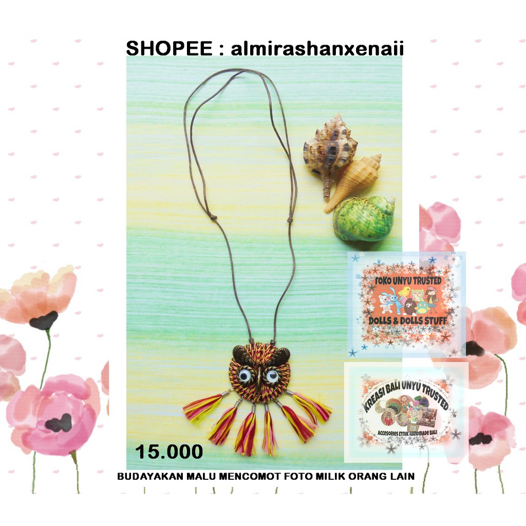 Kalung BALI Handmade/ Kalung Etnik BALI/ Kalung Fashion Wanita/ Kalung Hijab/ Kalung BALI Murah 03