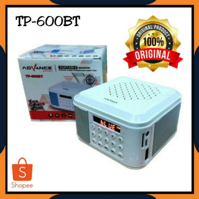 SPEAKER SPEKER SEPEKER BLUETOOTH BLUTOOT BLUTUT ADVANCE ADVAN TP600 TP-600BT TP 600 ORIGINAL