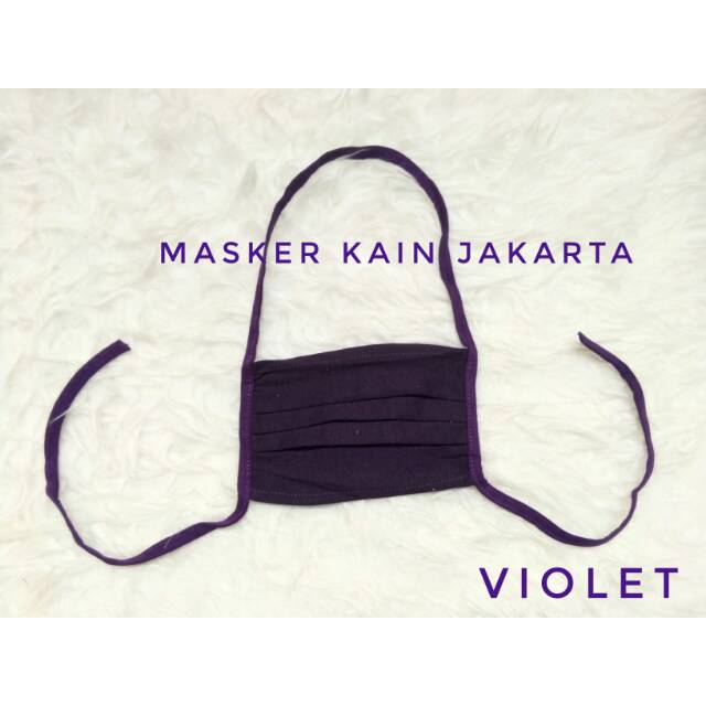 Masker kain hijab/muslimah/masker tali sambung dan putus