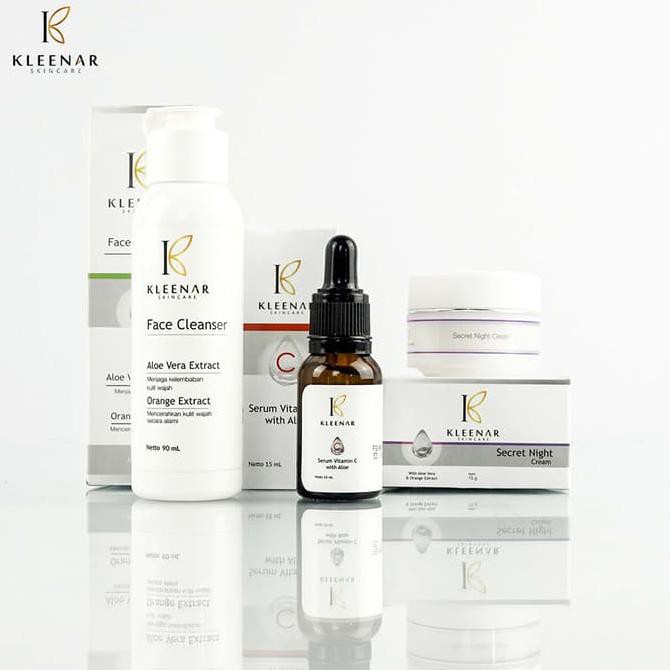 TERJAMIN AMAN PAKET 3in1 Kleenar Skincare All Varian