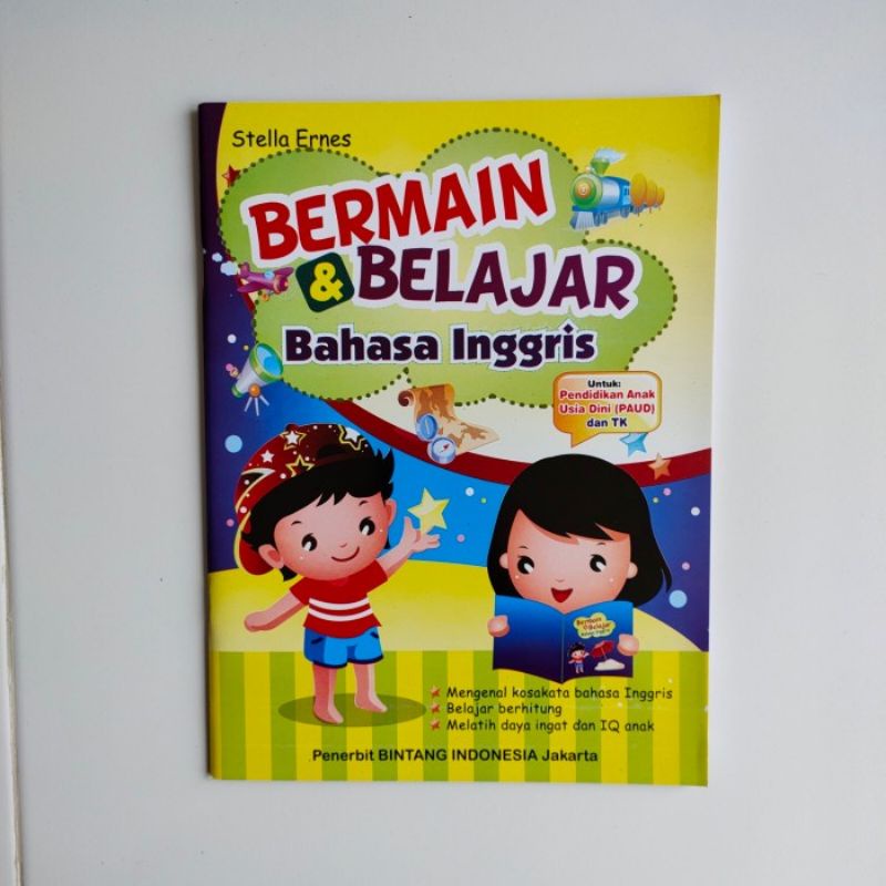 Buku Anak PAUD TK, Bermain dan Belajar Bahasa Inggris