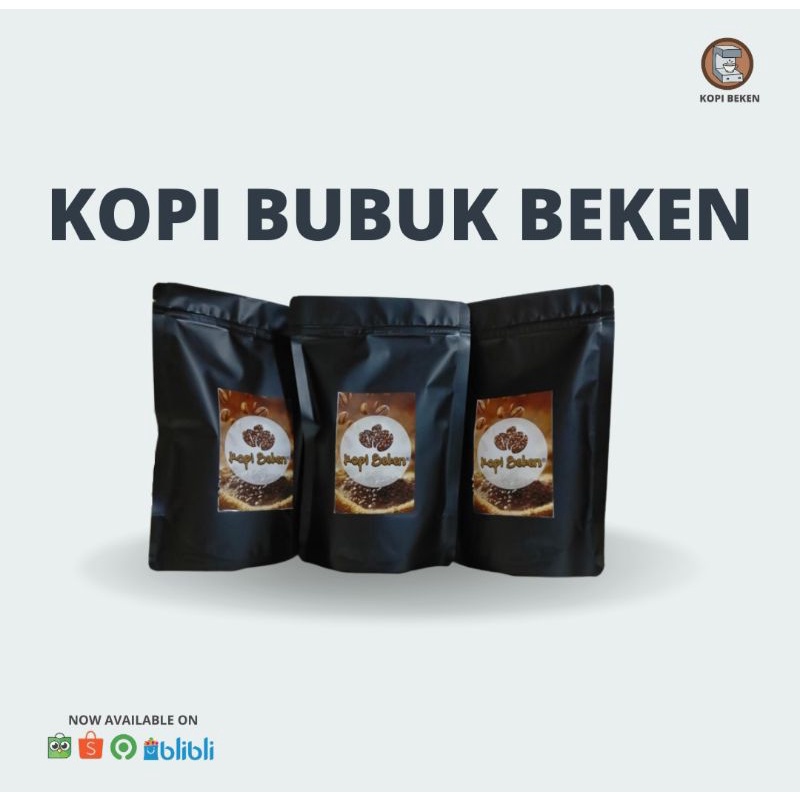 

Kopi Bubuk Robusta Murni 250 gr dari Pagar Alam