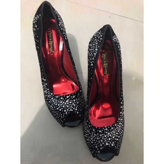 JIM AND JIMMY HEELS BLINK (SEPATU HAK TINGGI PESTA HITAM)