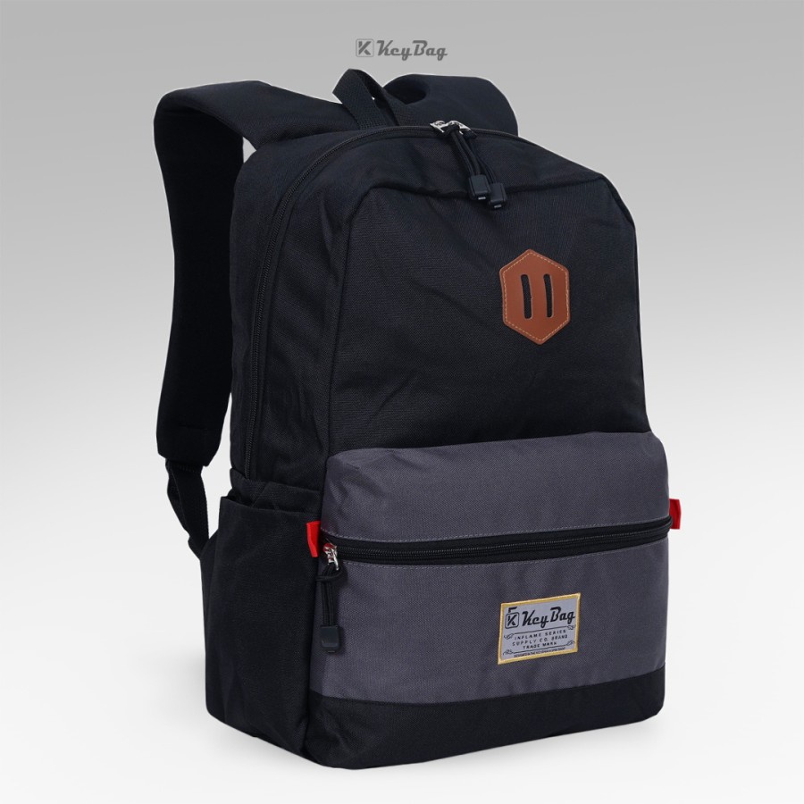 Tas Ransel Punggung Gendong sekolah Pria Wanita Kanvas Backpack Fashion Anti Maling Multifungsi V8O3