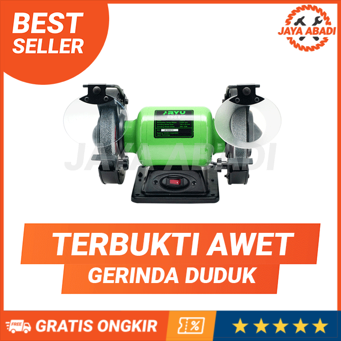 RYU Gerinda Duduk 6 Inch / Mata Gerinda Penghalus Kayu Besi Perkakas