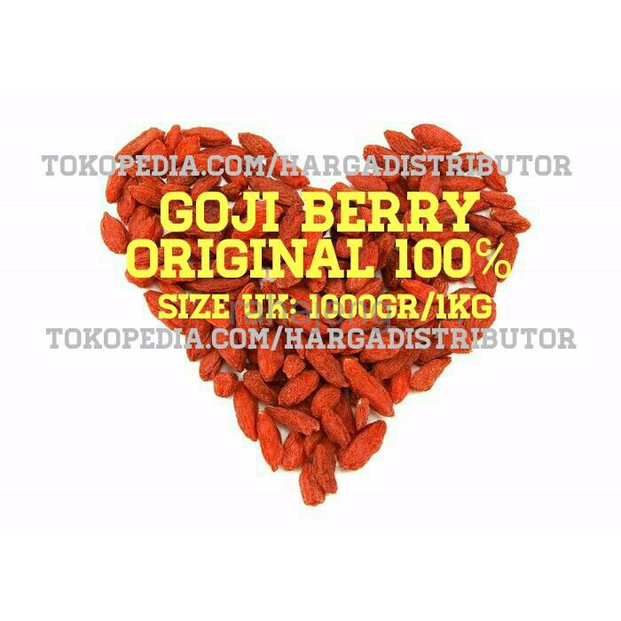 

Goji Berry 1kilogram, 1kg, 1000gr GOJIBERRY ORI 100% , kice