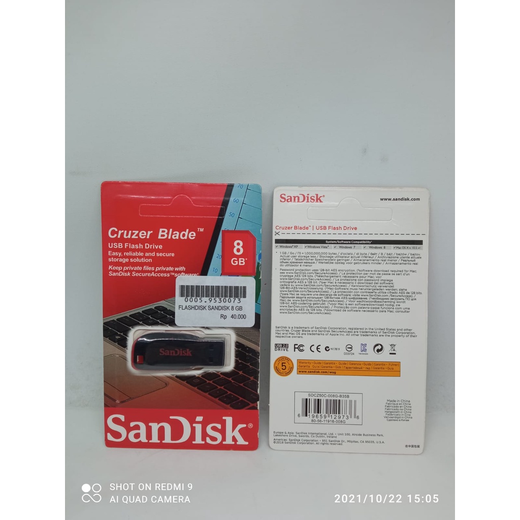 FLASHDISK SANDISK 8GB