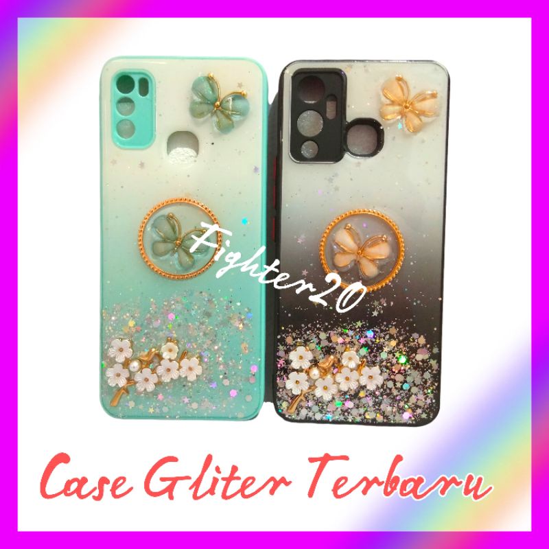 Xiaomi Redmi 9A 9C 10A 10C Case Gliter Swarovski Mewah Type Terbaru Casing Gliiter Terbaik