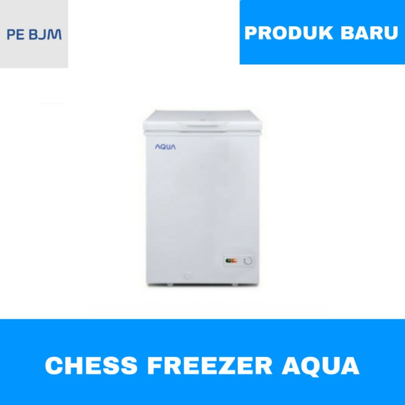 CHEST FREEZER 100 LITER AQUA - AQF-120 FR GARANSI RESMI KIRIM INVOICE