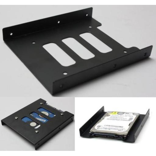 BRACKET HDD SDD 2.5in TO 3.5in holder mounting hard disk 2.5 to 3.5&quot;