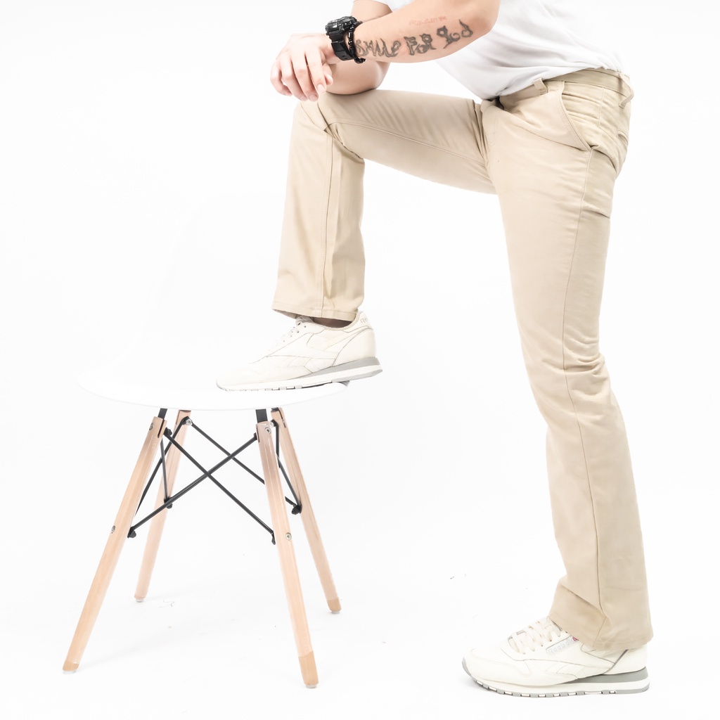 Gizmo Celana Chino Cutbray Cream