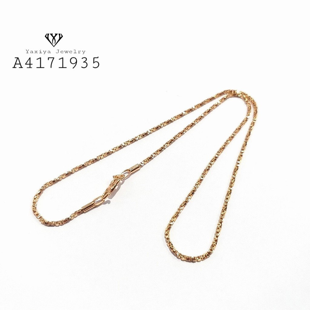 

Kalung Italy Ulir (Anak) Perhiasan Imitasi Gold 18K Yaxiya A4171935