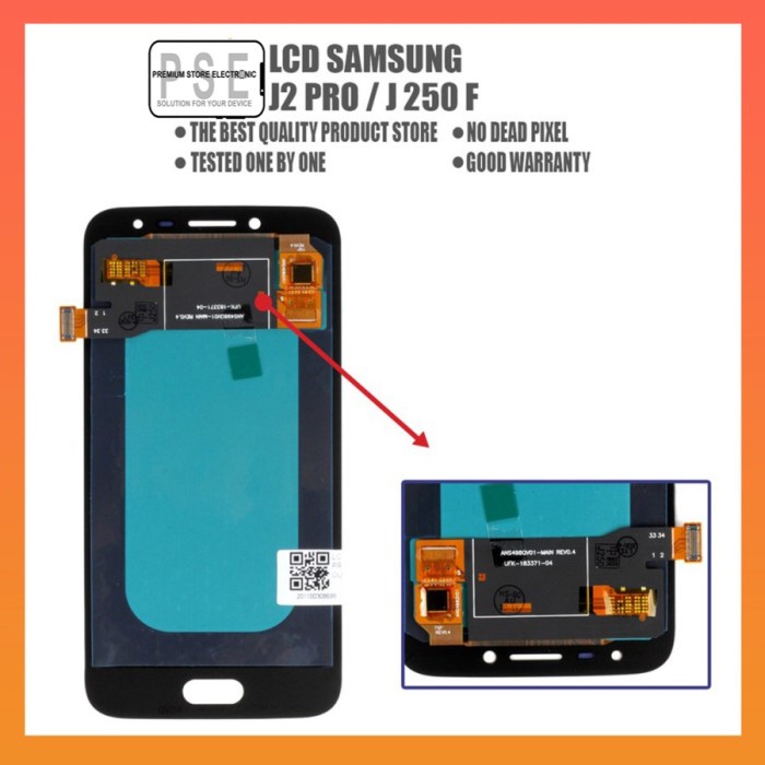 LCD Samsung J2 Pro J250 Oringinal ORED Fullset Touchscreen Garansi