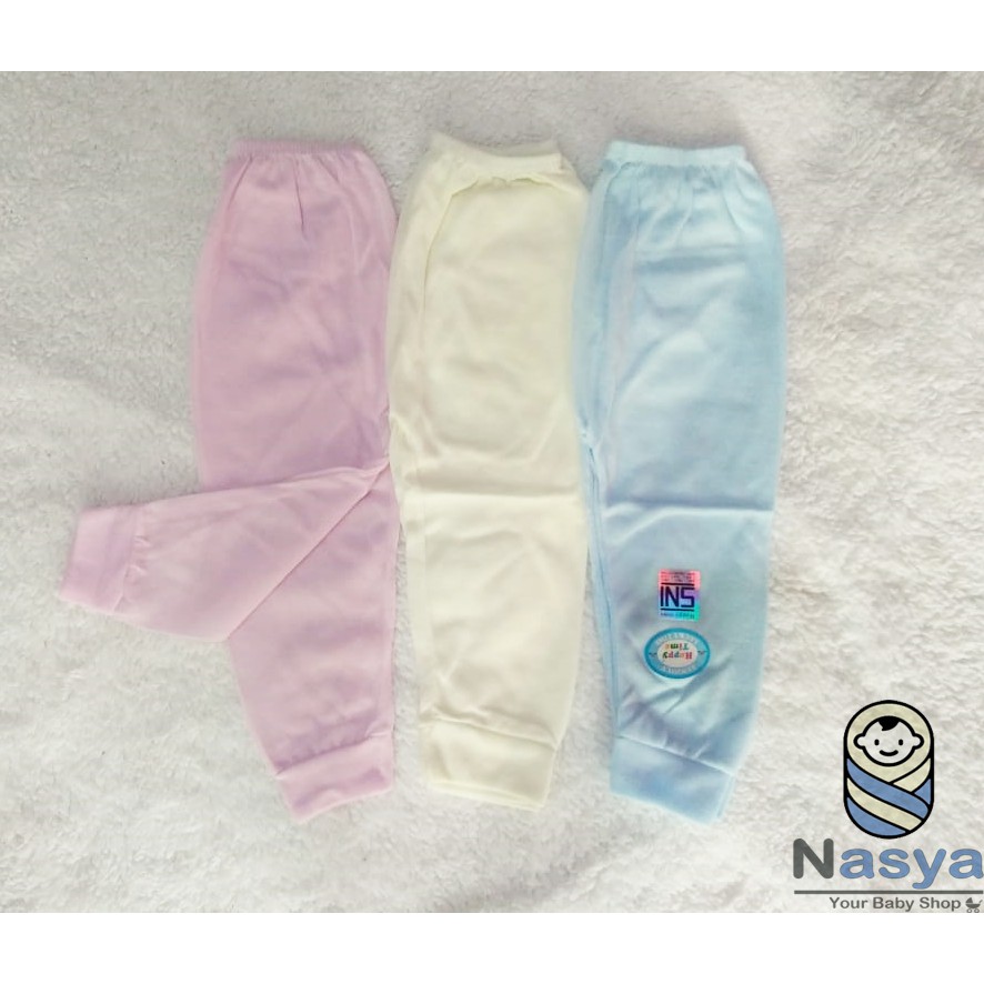  Celana  Panjang  Polos Bayi  Murah Happy  Time  isi 6 pcs 