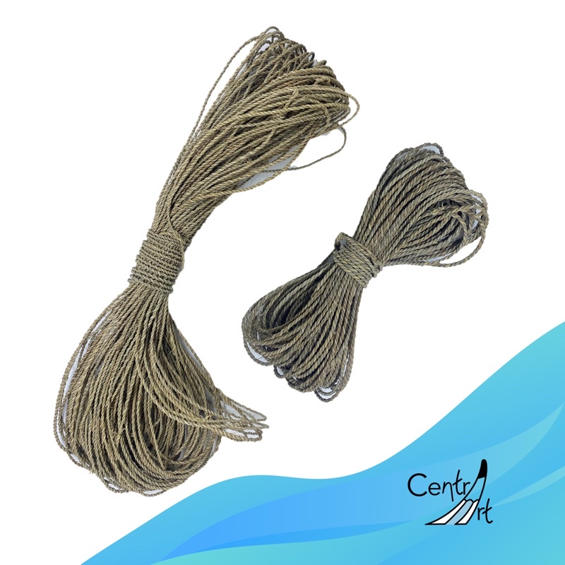 

Tali Agel/ Tali Rami/ Tali Rotan/ Tali Akar/ rustic/ Tali serat alam 20m/50m