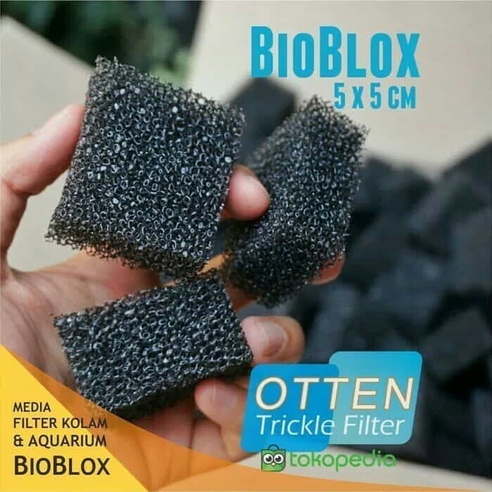 BIOBLOX 5X5 CM BIO BLOCK BUSA FILTER MEDIA FILTER AQUARIUM BUSA FILTER