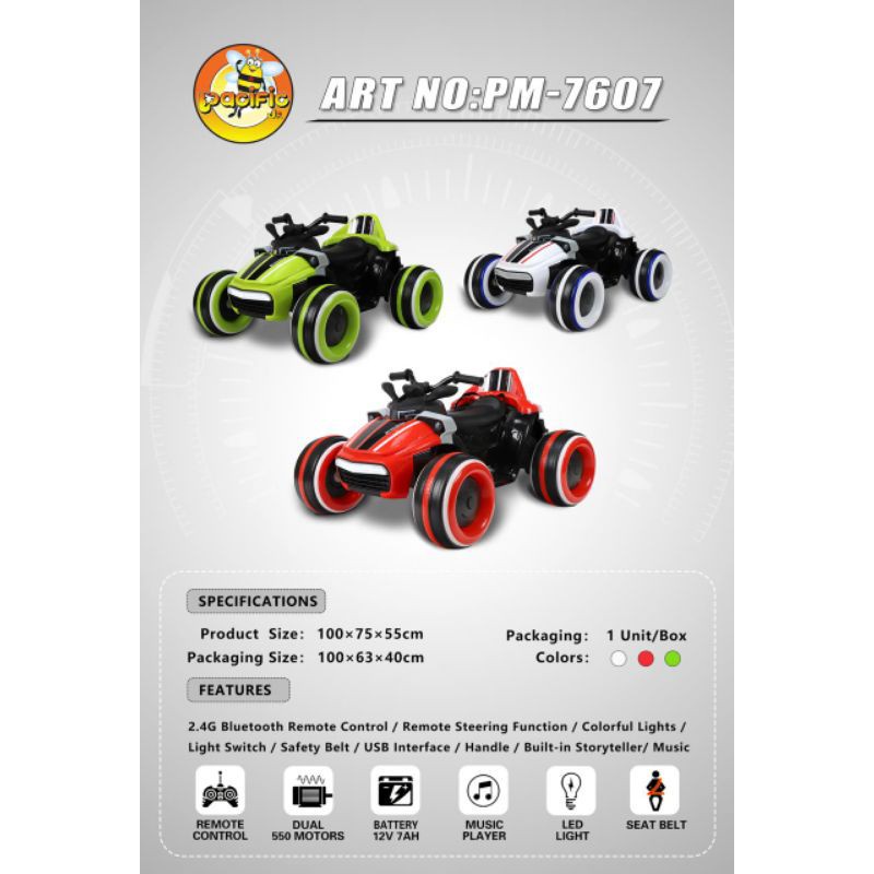 Motor Listrik PM 7607 Sepeda Lipat Folding Bike Sepeda Anak Sepeda ORIGINAL SNI