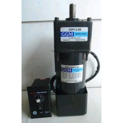 Ac Motor Gearbox 220V 120W Ratio 1:12.5 100Rpm Speed Control