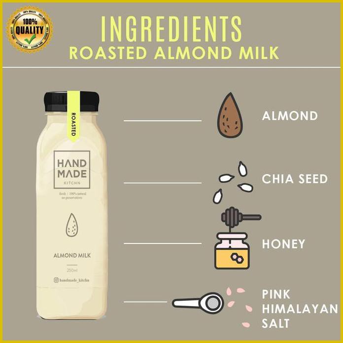 

0Ku75T3- Roasted Almond Milk / Susu Almond / Regal Latte - Plain Lp4F74J-