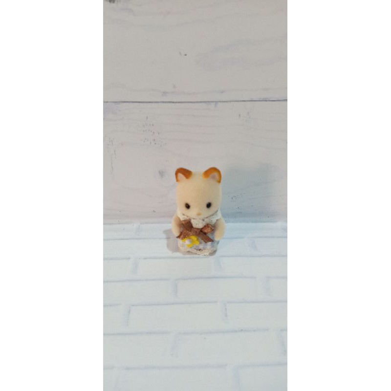 Sylvanian Soyokaze Baby + Honey Fox