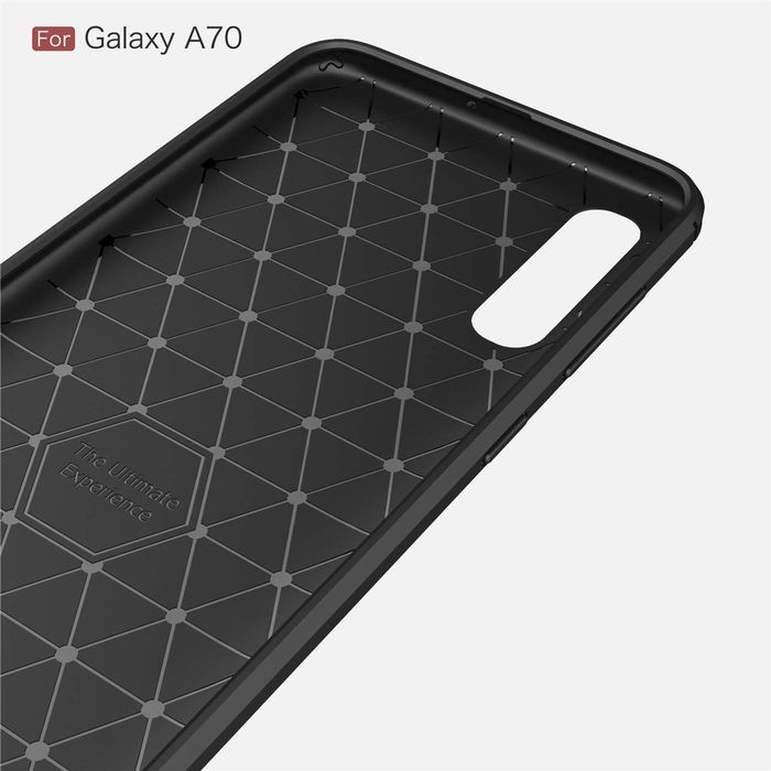 Silicon Case SAMSUNG A70 A70S Softcase iPAKY Carbon Casing Cover