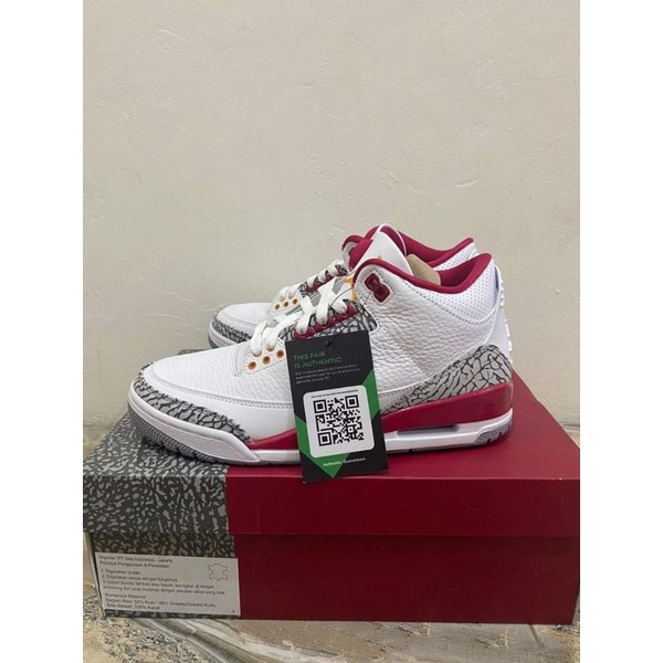 AJ 3 RETRO CARDINAL RED