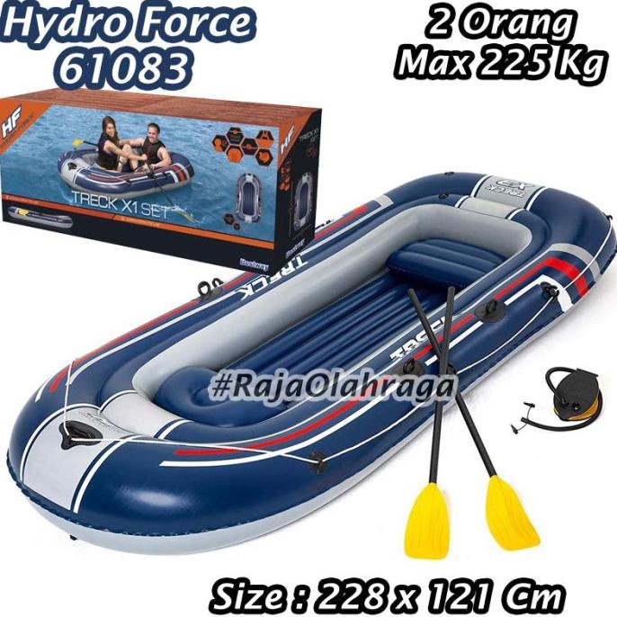 Bestway 61083 Hydro Force Raft Treck X2 Set Perahu Karet 2 Orang SNI