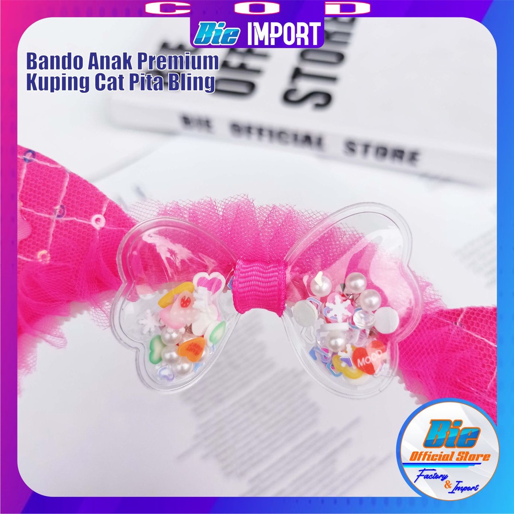 Bando Cat Bling Renda Premium Impor Best Seller