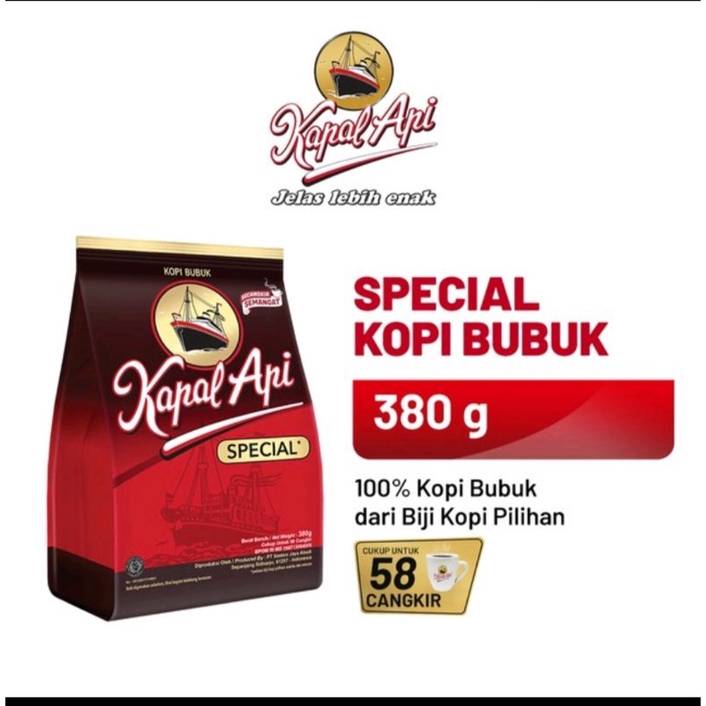 

Kopi Kapal api spesial 350g gram merah