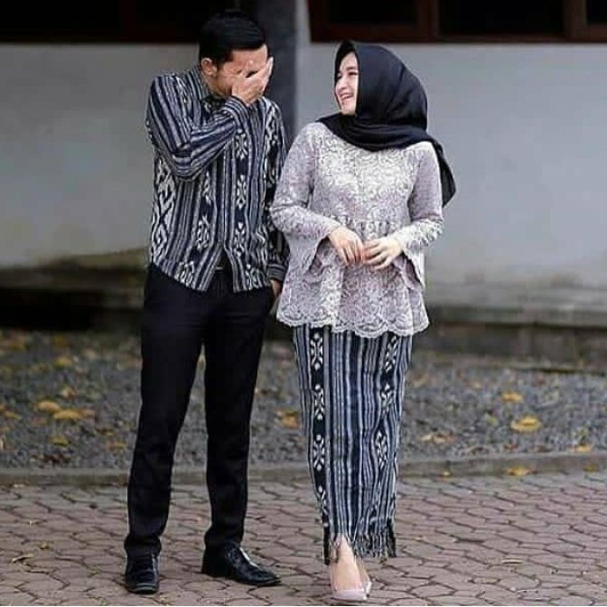 Set Couple Dress Kebaya Kain Tenun Troso Etnic Jepara Shopee Indonesia
