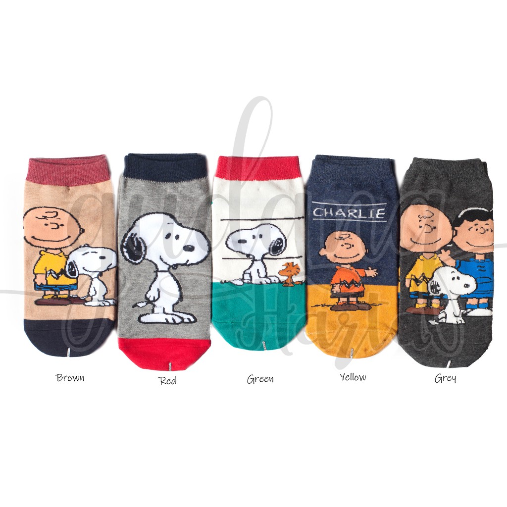 Kaos Kaki Pendek Karakter Anjing Putih Lucu Socks Kartun Imut GH 103229