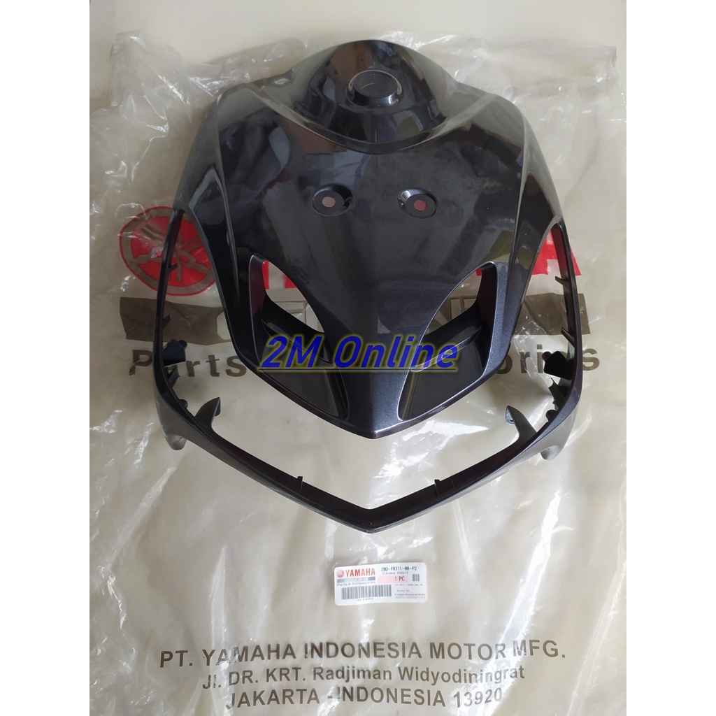 28D-F8311-00-P2 Panel Depan Mio New Smile Abu-abu Ori YGP