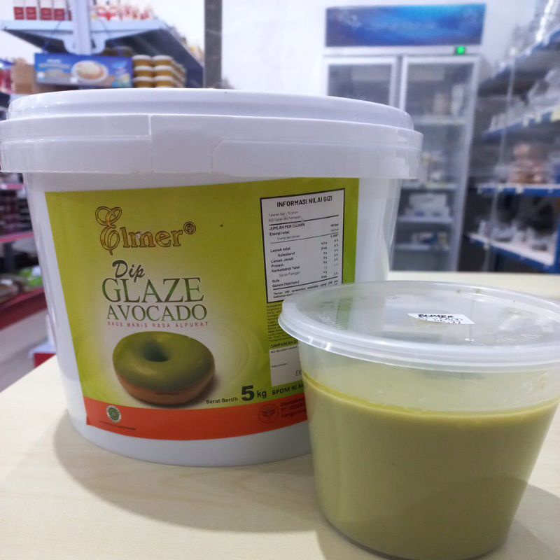 

elmer dip glaze avocado 500gr