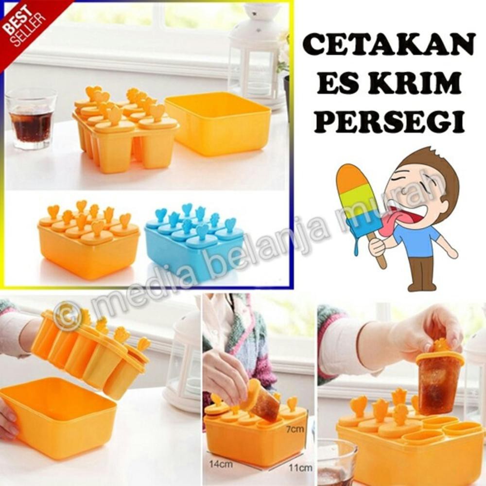 Dijual CETAKAN ES KRIM LOLIPOP BULAT ICE MOLD UNIK CETAKAN ICE CREAM