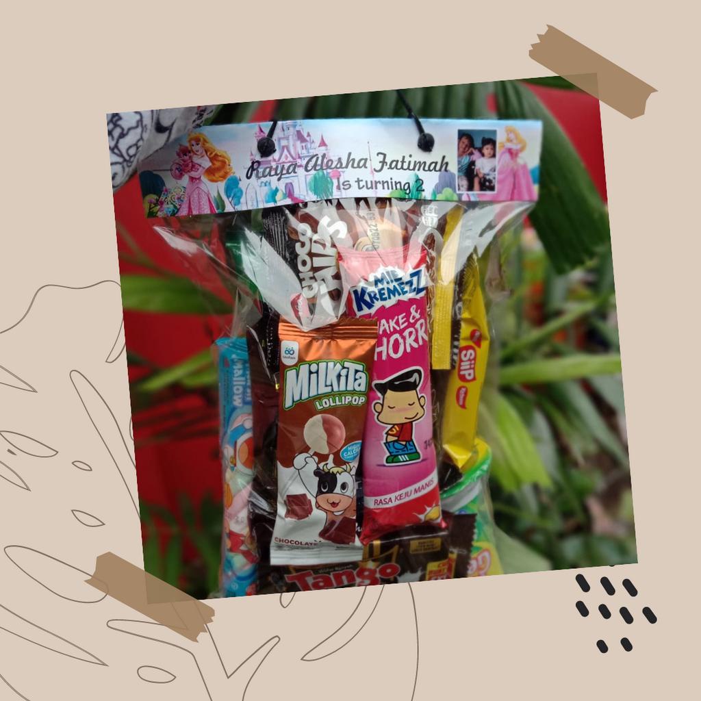 

1 Paket isi 30 Bingkisan dengan Snack Ulang Tahun/Bingkisan Birthday/Birthday Party Hampers