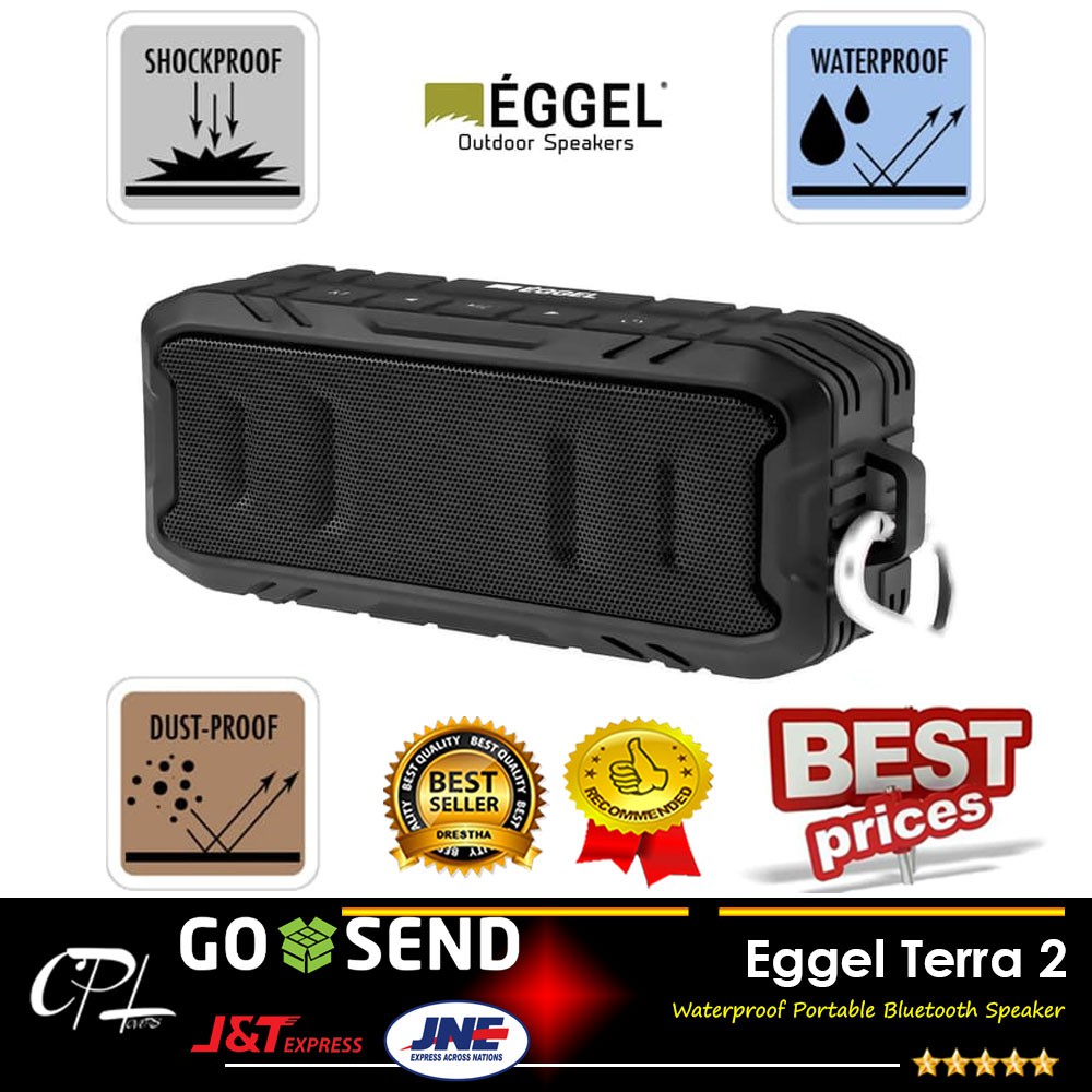 Eggel Terra 2 Waterproof Portable Bluetooth Speaker