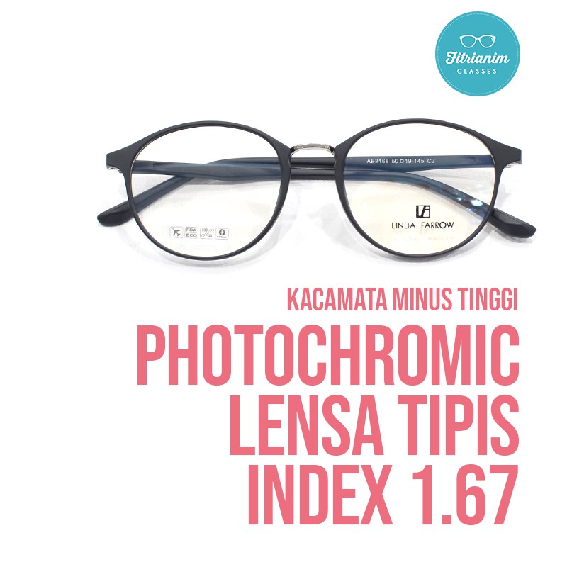 Kacamata Minus Tinggi Photocromic Lensa Tipis Hi Index 1 67 Bebas Pilih Frame Etalase Toko