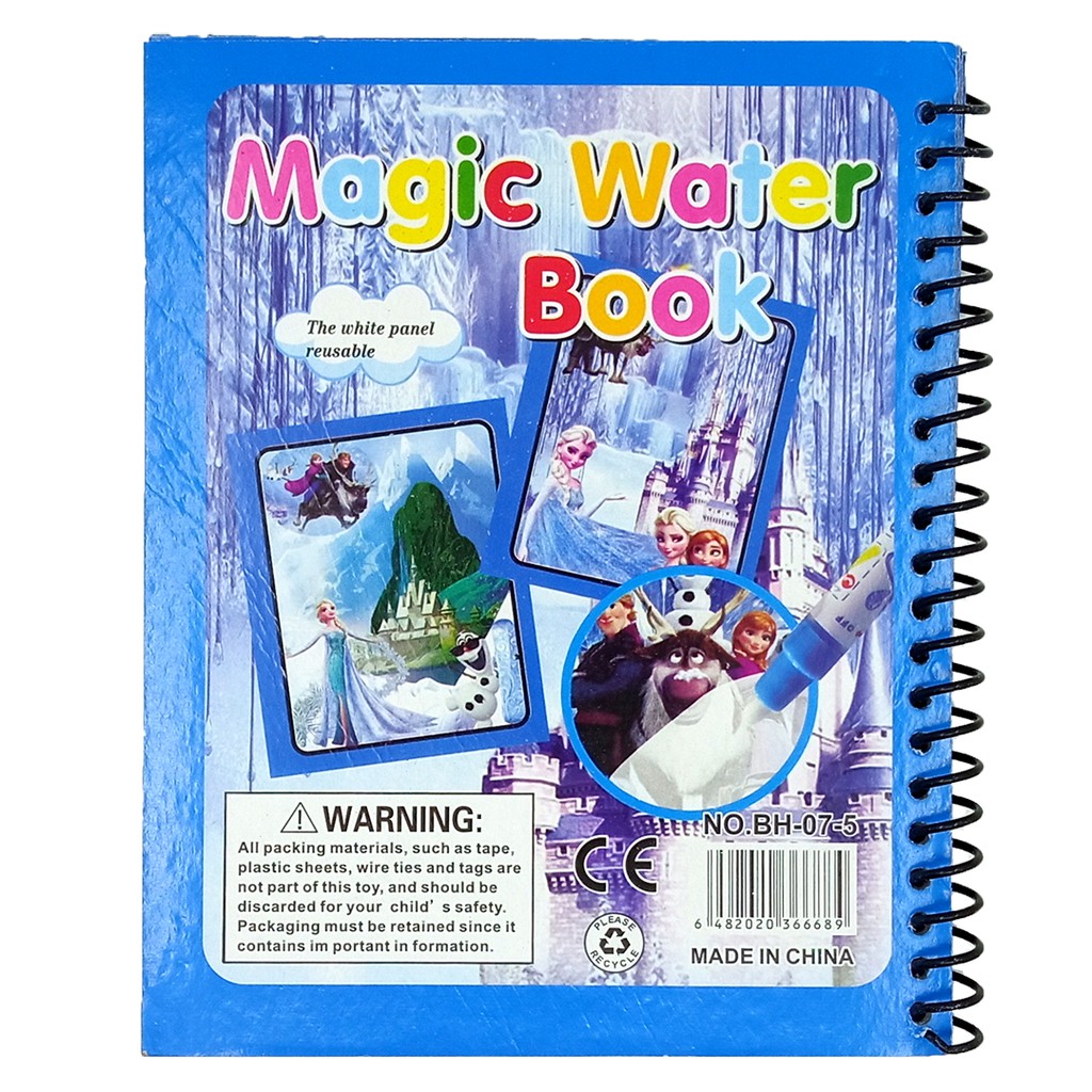 Magic Water Book Mainan Buku Mewarnai Anak Dengan Pena Air