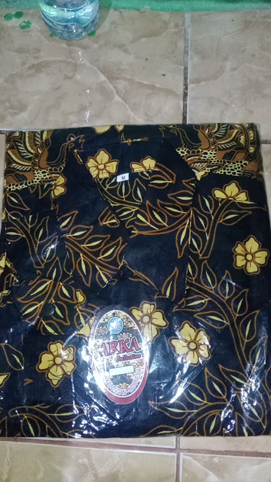 Promo 20.20 Bswart Batik Hrb026 Kenongo Padi Pekalongan M L Xl Batik Pria Murah Modern Grosir