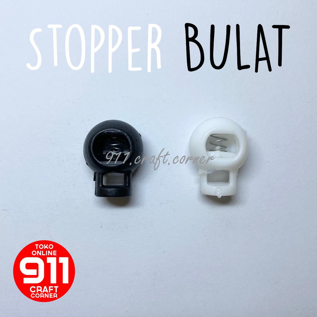 Stopper Bulat untuk Tali Masker