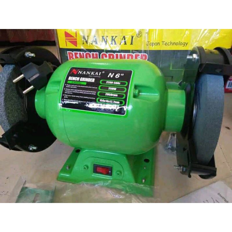 Mesin Gerinda duduk - Bench Grinder 6" nankai