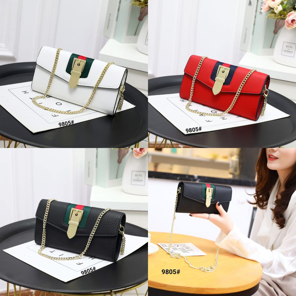 TAS WANITA-TAS IMPORT- GUCCI Wallet with BOX