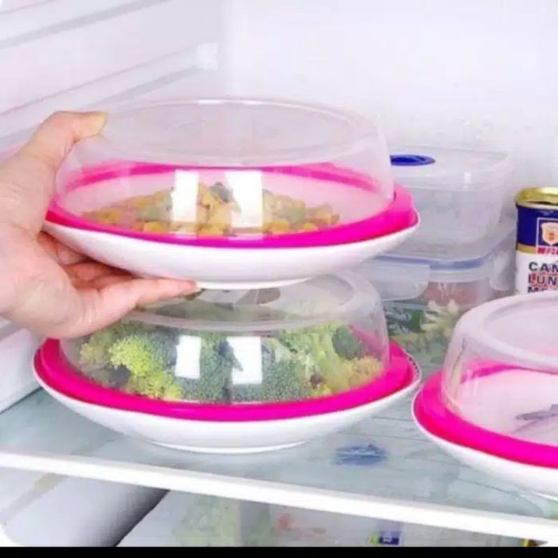 {HJ_888}PENUTUP PIRING MAKANAN KEDAP UDARA