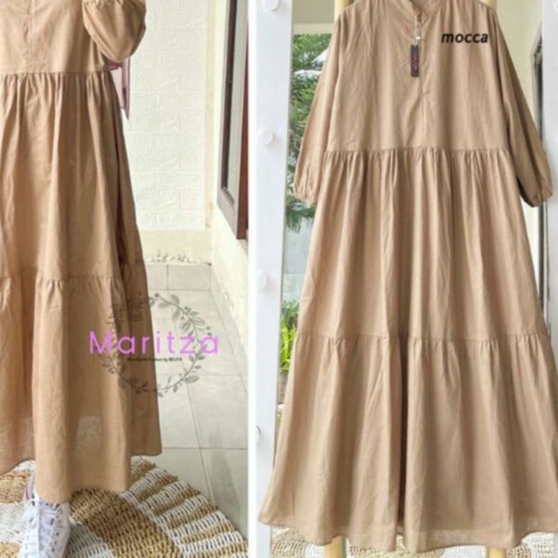 Sabrina midi dress fashion muslim remaja wanita