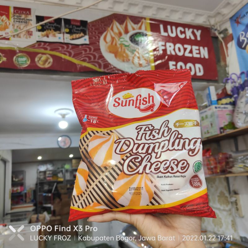 

Sunfish dumpling chesse berat 500gr