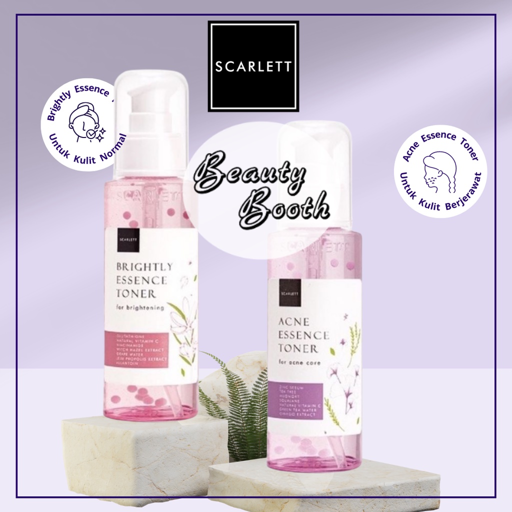 SCARLETT WHITENING Acne Essence Toner / Brightly Essence Toner / SCARLET