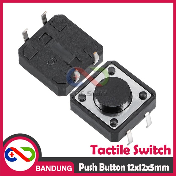 TACTILE SWITCH PUSH BUTTON TC-1212T 12x12x5 MM FOR ARDUINO