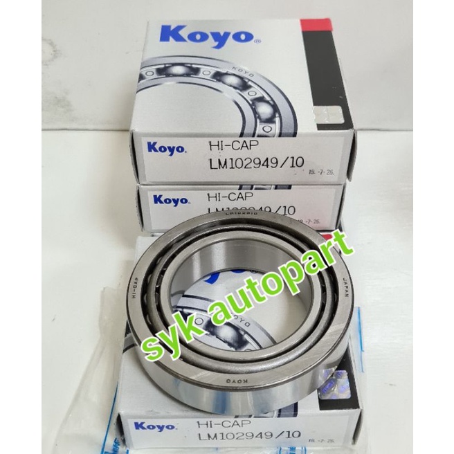 Bearing LM 102949/10 koyo japan/bearing roda depan luar L200/2F