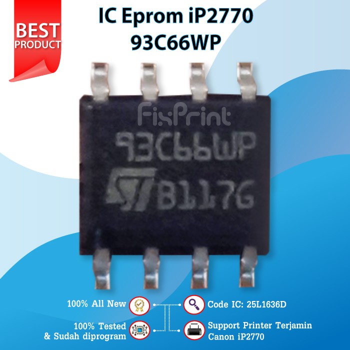 IC Eprom IP 2770 Canon, IC Eprom Reset Canon IP2770, IC Counter IP2770